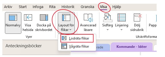 OneNote – Ändra layouten i OneNote – Värt Att Veta – IT–tips för dig ...